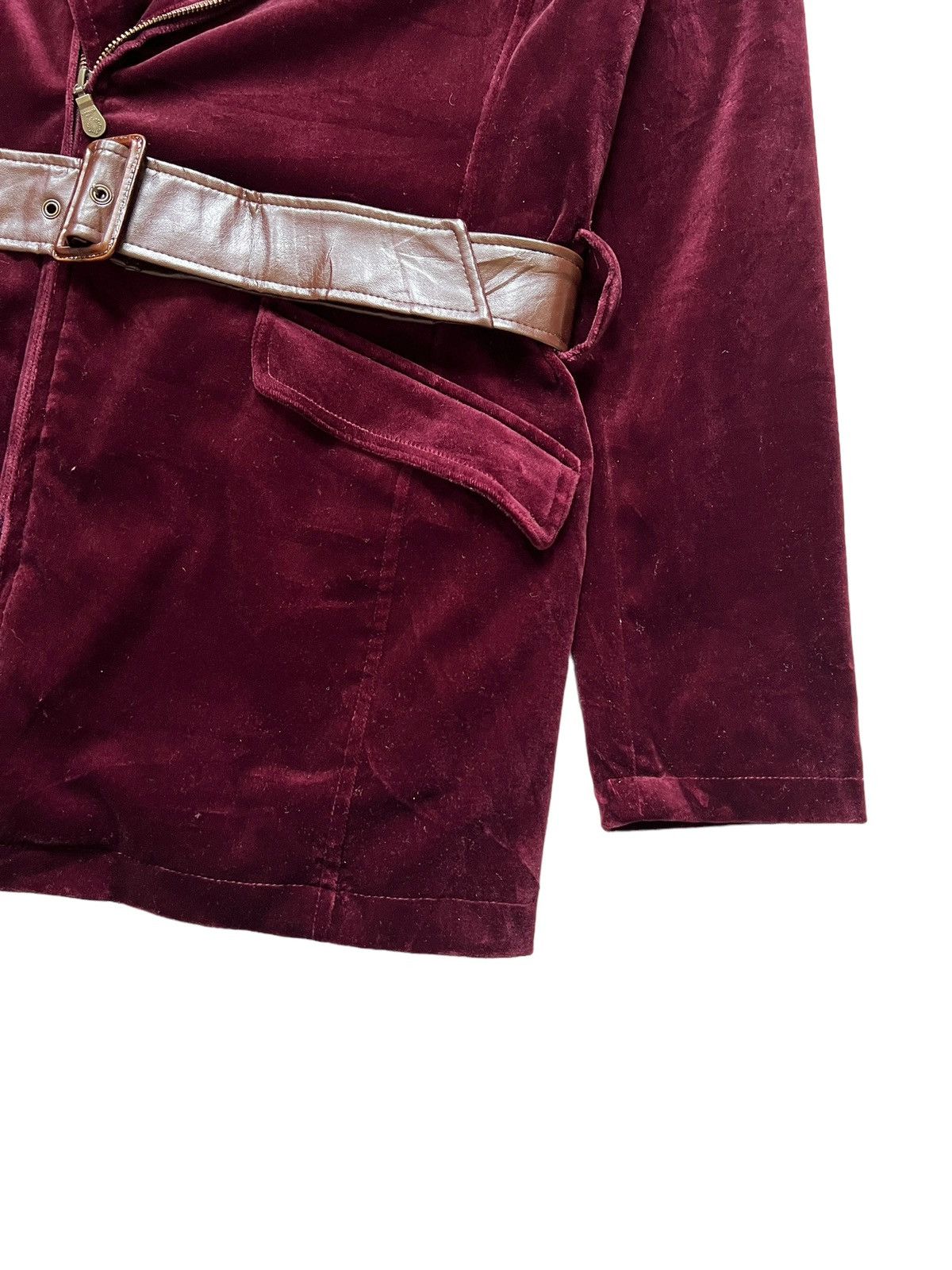 Tornado Mart 1990 Tornado Mart Double Collar Velvet Zipper Jacket Size US M / EU 48-50 / 2 - 5 Thumbnail