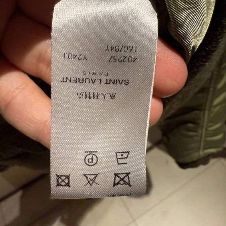 Yves Saint Laurent Saint Laurent Army Green Flight Jacket 2501-Nextarrow Size XS / US 0-2 / IT 36-38 - 5 Thumbnail