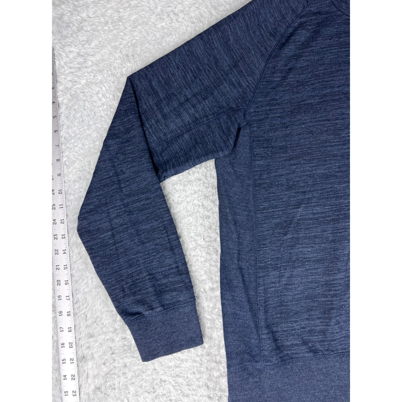 Champion Champion Sweater Mens Large Heather Blue Pullover Crew Neck Raglan Stitching Size US L / EU 52-54 / 3 - 3 Thumbnail