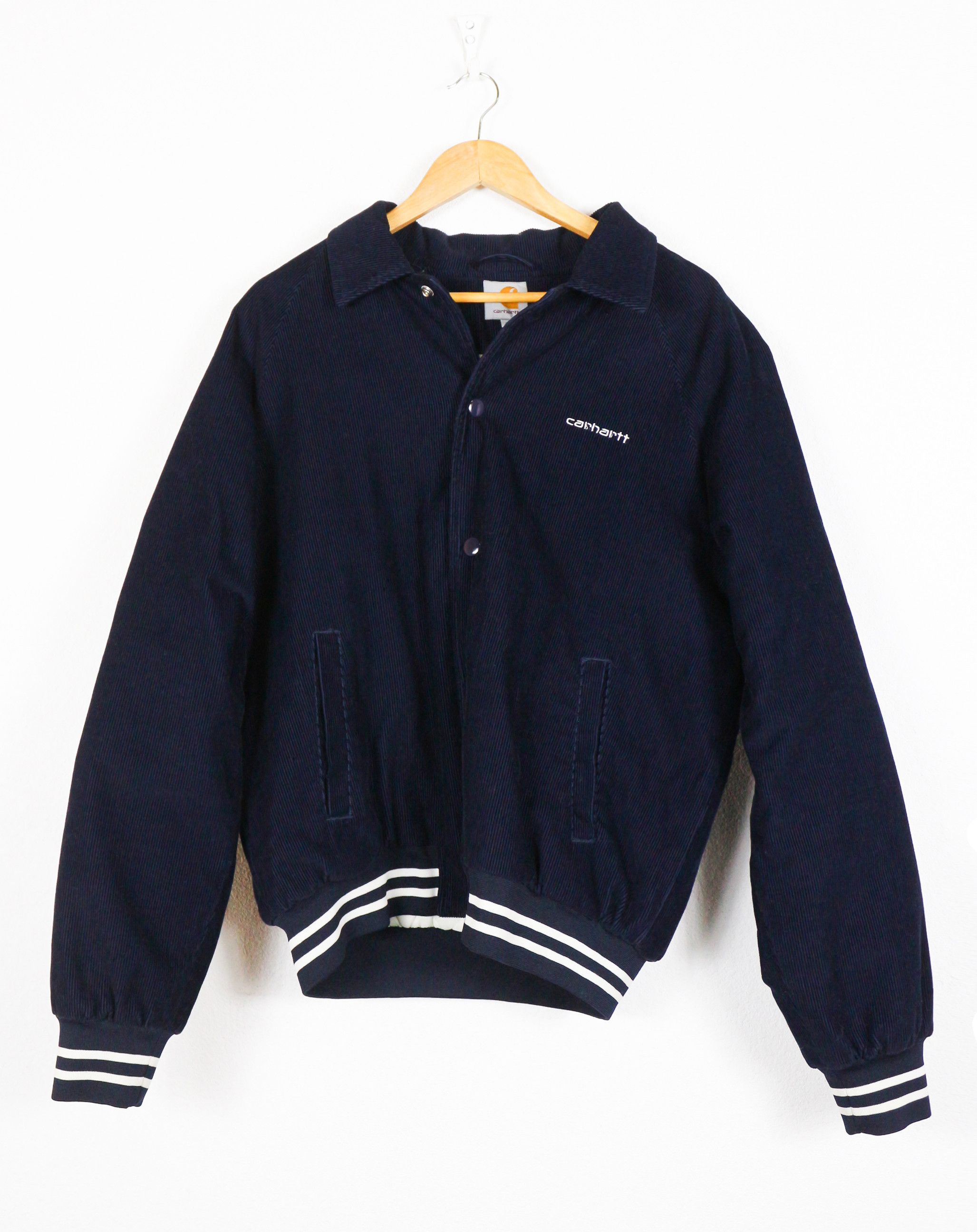 Carhartt Carhartt Logo Malcolm College Varsity Preppy Bomber Jacket Size US L / EU 52-54 / 3 - 1 Thumbnail
