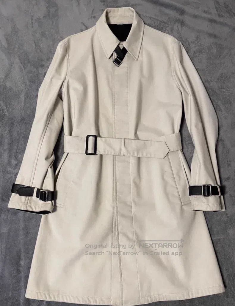 Hermes Hermes Cotton blended trench coat Size US M / EU 48-50 / 2 - 1 Thumbnail