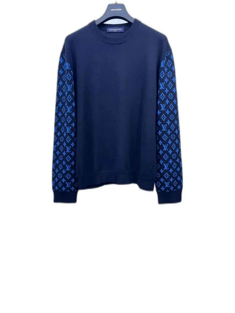 Louis Vuitton Louis Vuitton Wool Sweater with Logo Sleeves Size US L / EU 52-54 / 3 - 1 Thumbnail