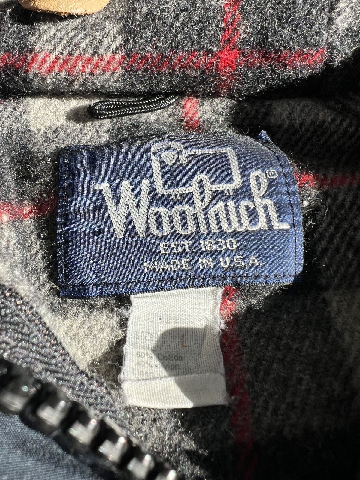 Vintage × Woolrich Woolen Mills Vintage WoolRich WoolLined JacketChoreWindbreaker size Large Size US L / EU 52-54 / 3 - 3 Thumbnail