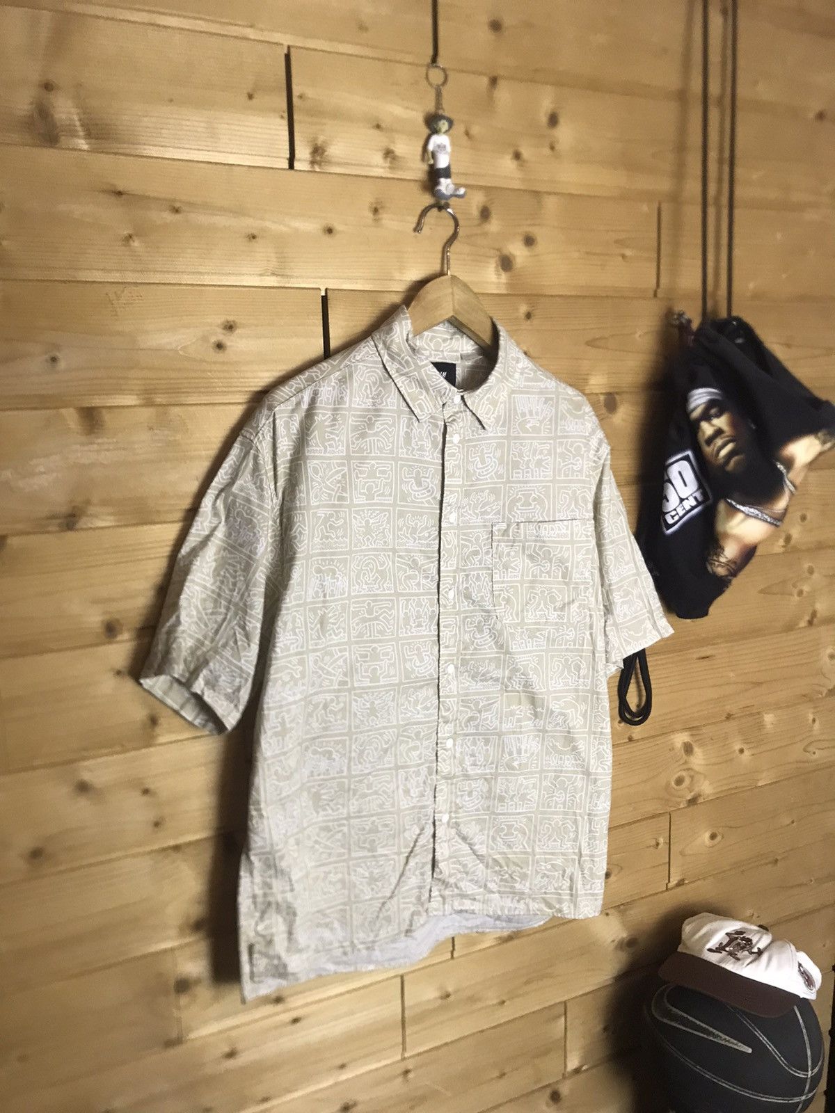 H&M × Keith Haring Keith Haring over print shirt Size US S / EU 44-46 / 1 - 2 Thumbnail