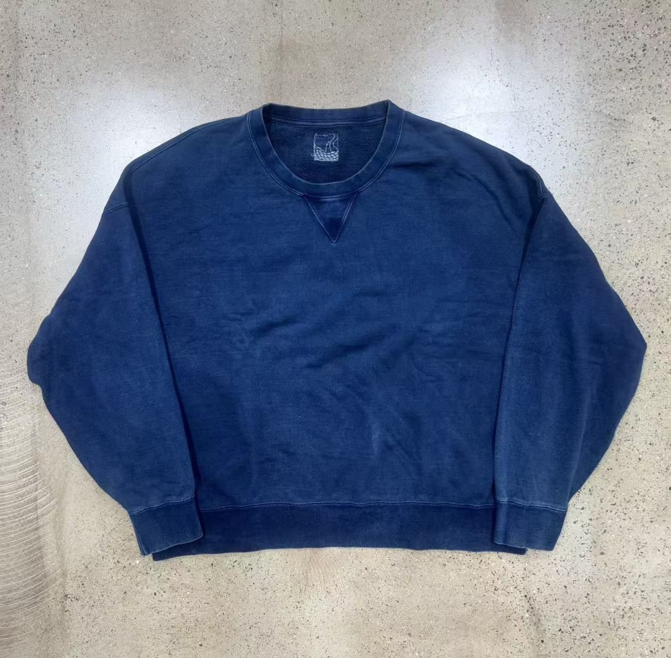 Visvim VISVIM Long Sleeve COURT SWEAT Crash Black Size 3 | Grailed