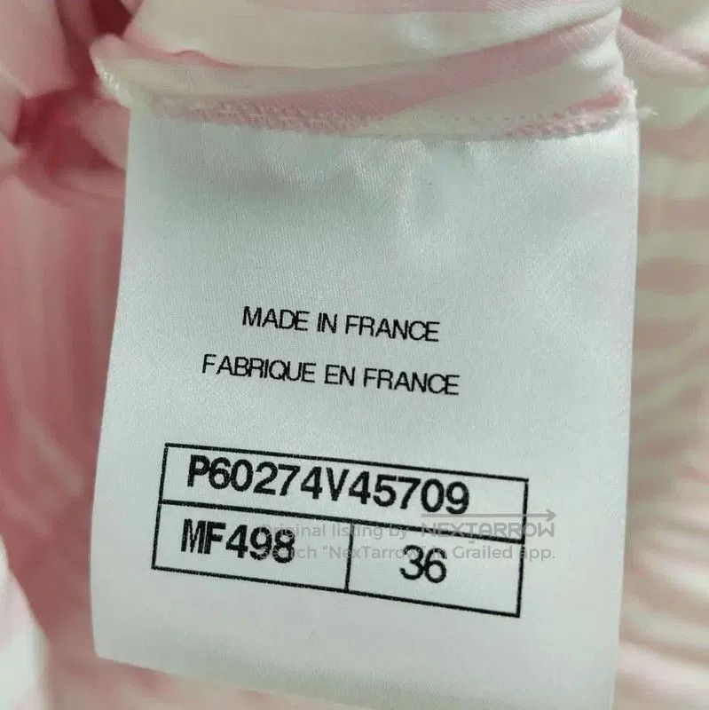 Chanel Chanel Pink Cotton Long Sleeve Shirt . Size M / US 6-8 / IT 42-44 - 5 Thumbnail
