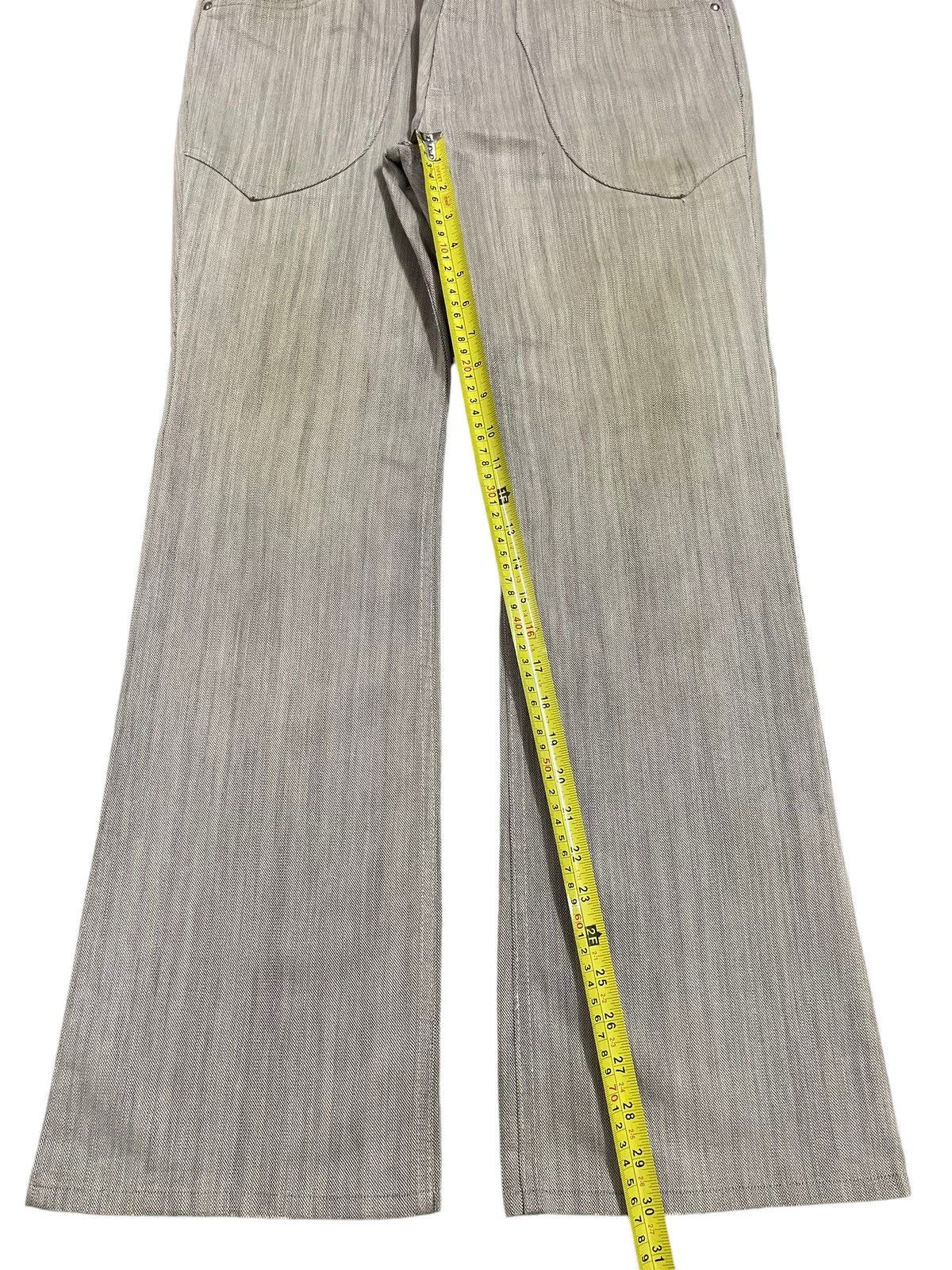 Hysteric Glamour Vintage Japanese Brand Snake Skin Style Wide Leg Jeans Size US 35 - 13 Thumbnail