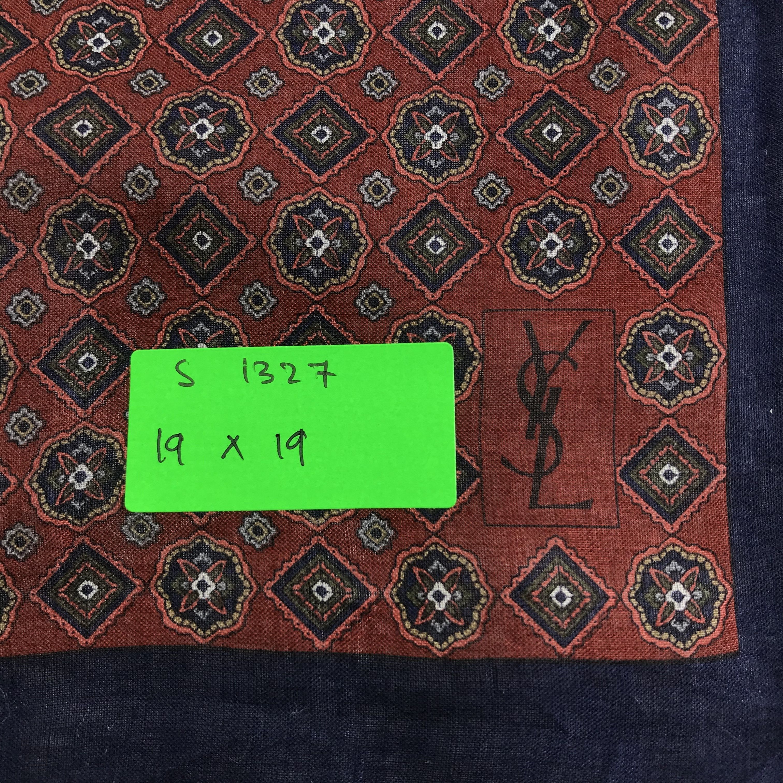 Vintage × Yves Saint Laurent Yves Saint Laurent Bandana / Handkerchief/Neckerchief -S1327 Size ONE SIZE - 5 Thumbnail