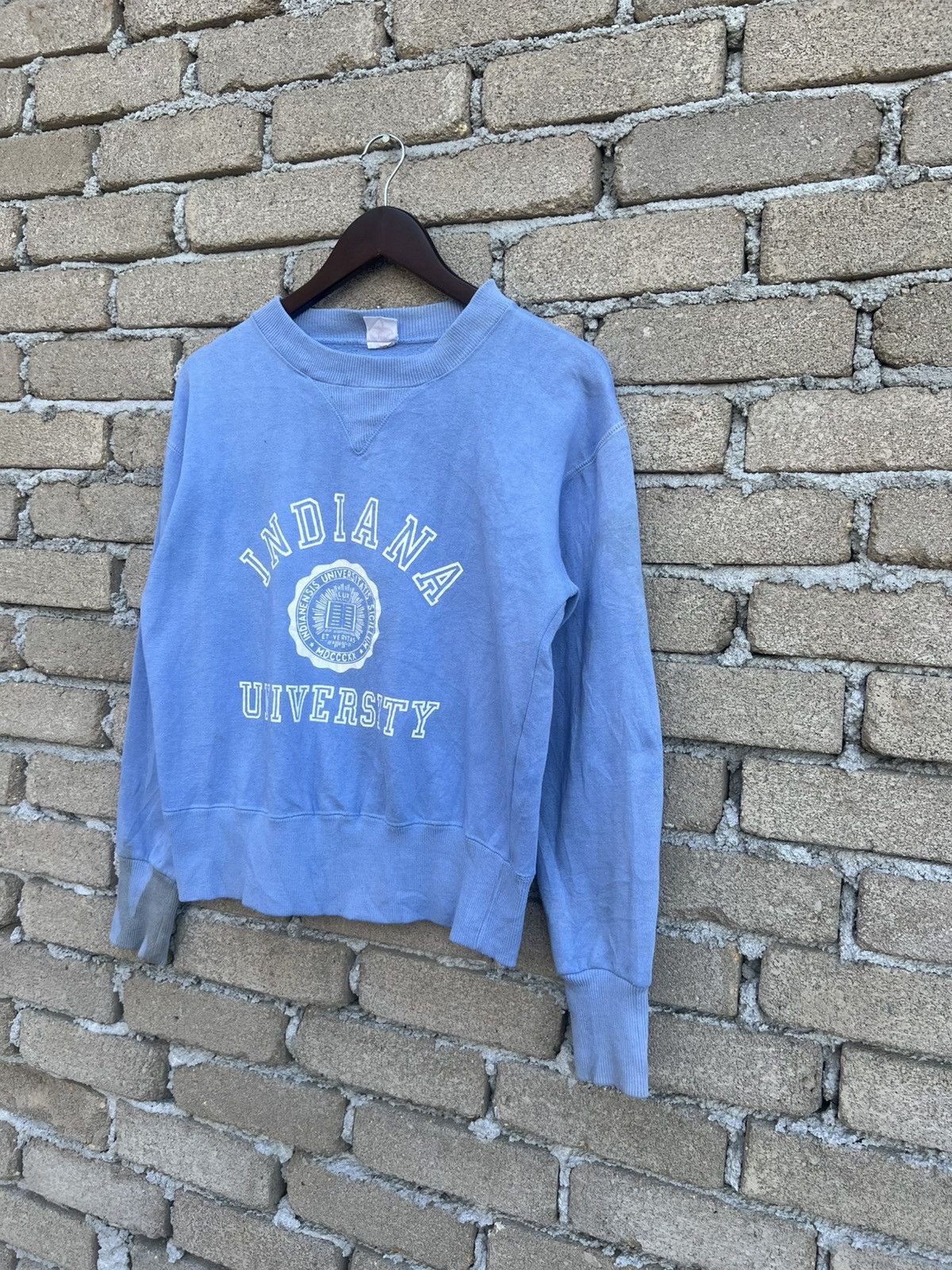 Vintage Vintage Sweatshirt Indiana University Size S / US 4 / IT 40 - 4 Thumbnail