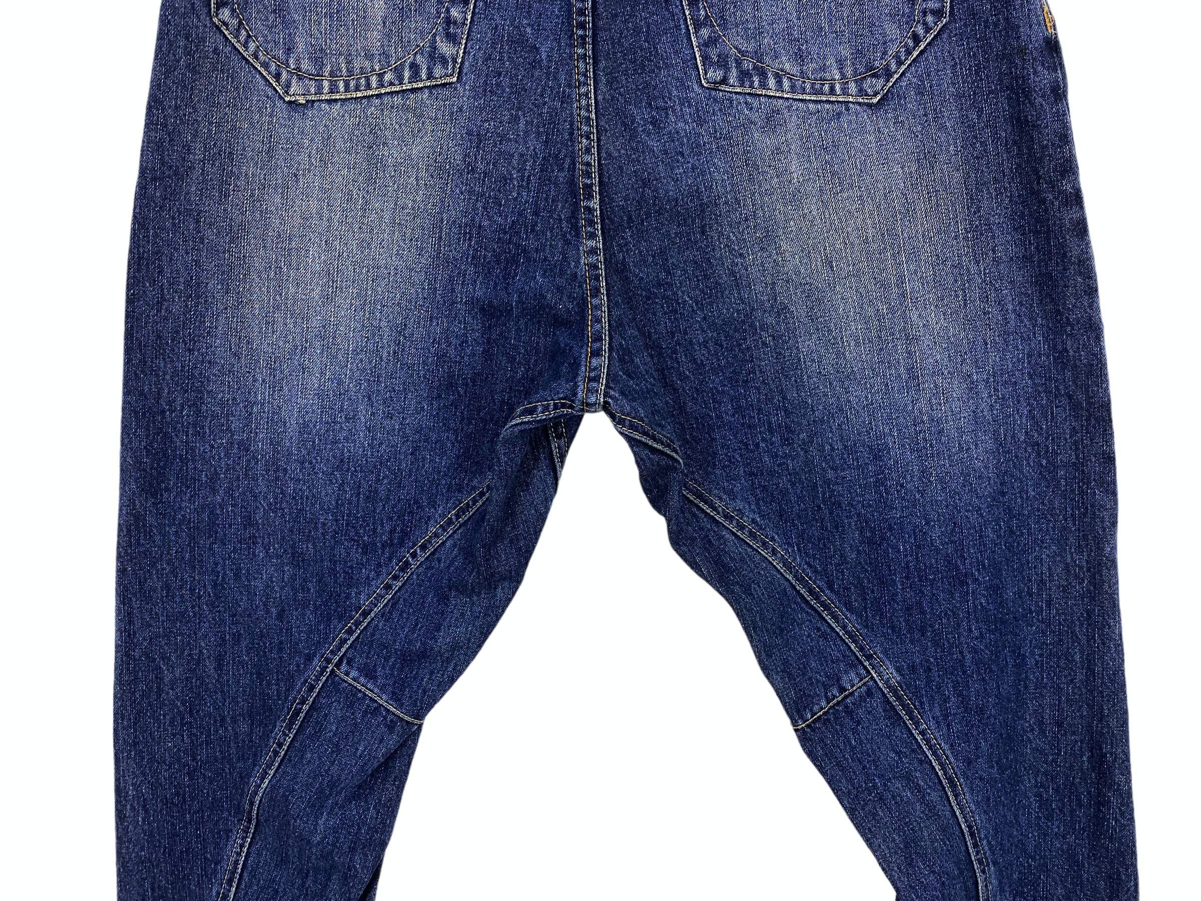 Japanese Brand Jungle Storm Balloon Drop Crotch Workwear High Waisted Jeans Size US 29 - 7 Thumbnail
