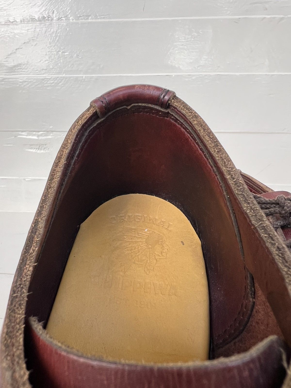 Chippewa Chippewa Heritage 1901M39 Brown Leather Boot Oxford Moc Toe Size US 7.5 / EU 40-41 - 13 Thumbnail