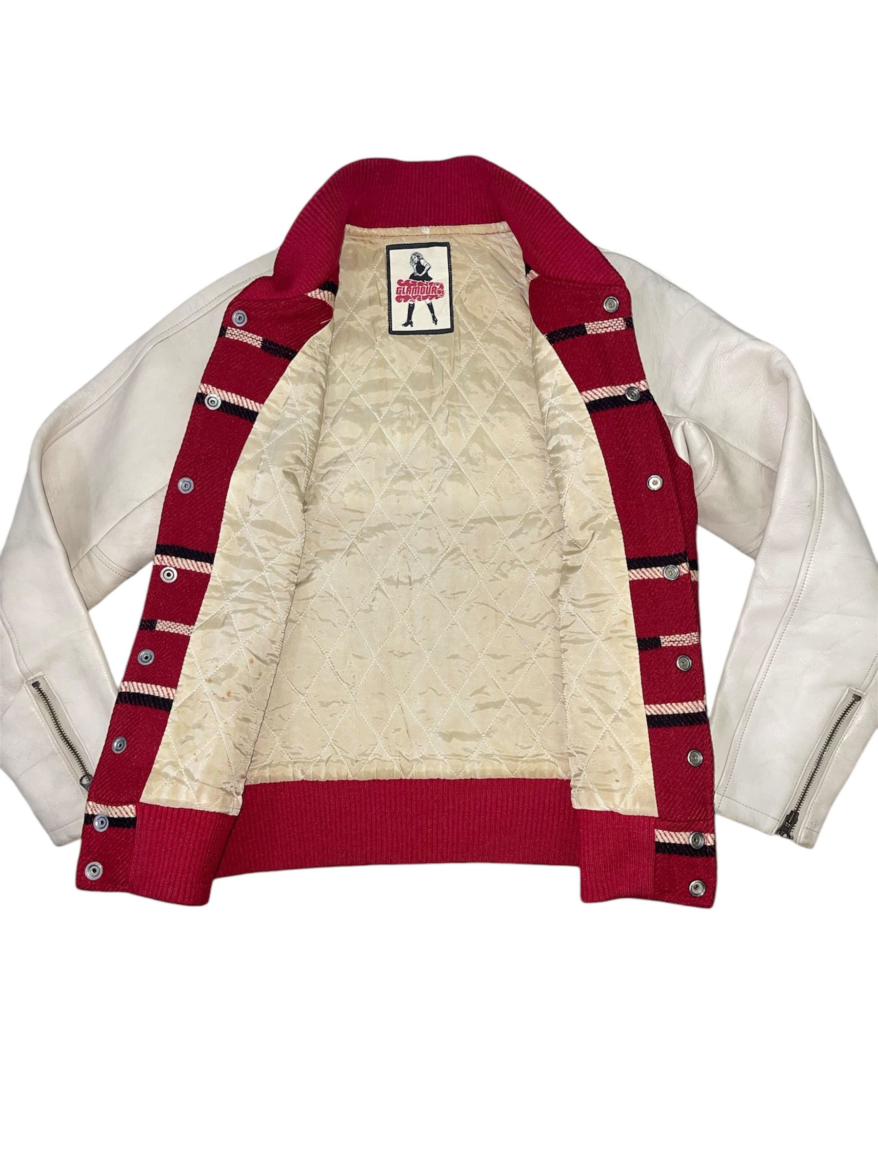Hysteric Glamour Vintage 90s Hysteric Glamour Varsity Wool / Leather Jacket Size US S / EU 44-46 / 1 - 9 Thumbnail