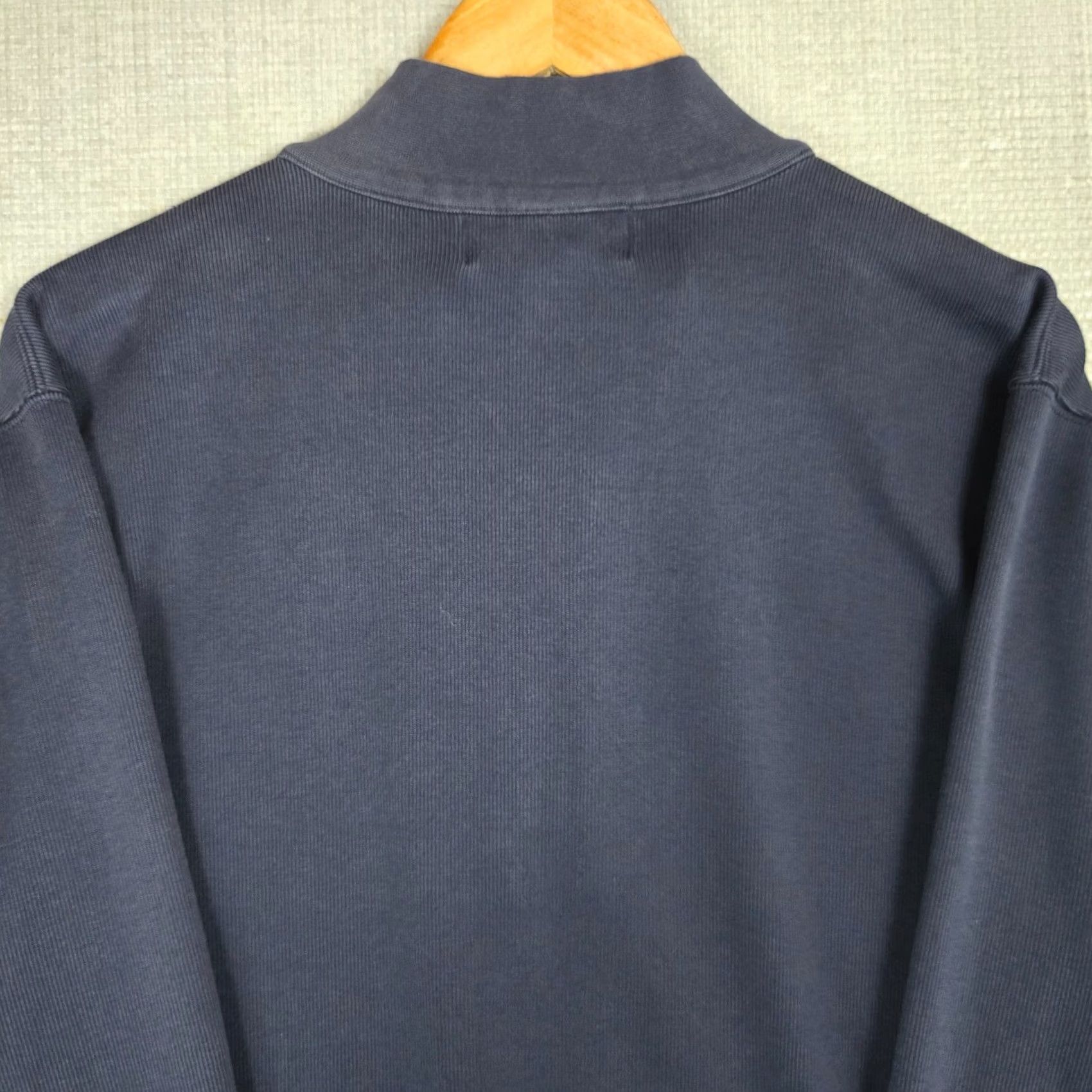 Vintage FAIRWAY & GREENE Sweatshirt Mens Large 1/4 Zip Pima Cotton Blend Navy Blue Long Sleeve Pullover Golf Ireland Old Head Links Size US L / EU 52-54 / 3 - 6 Thumbnail
