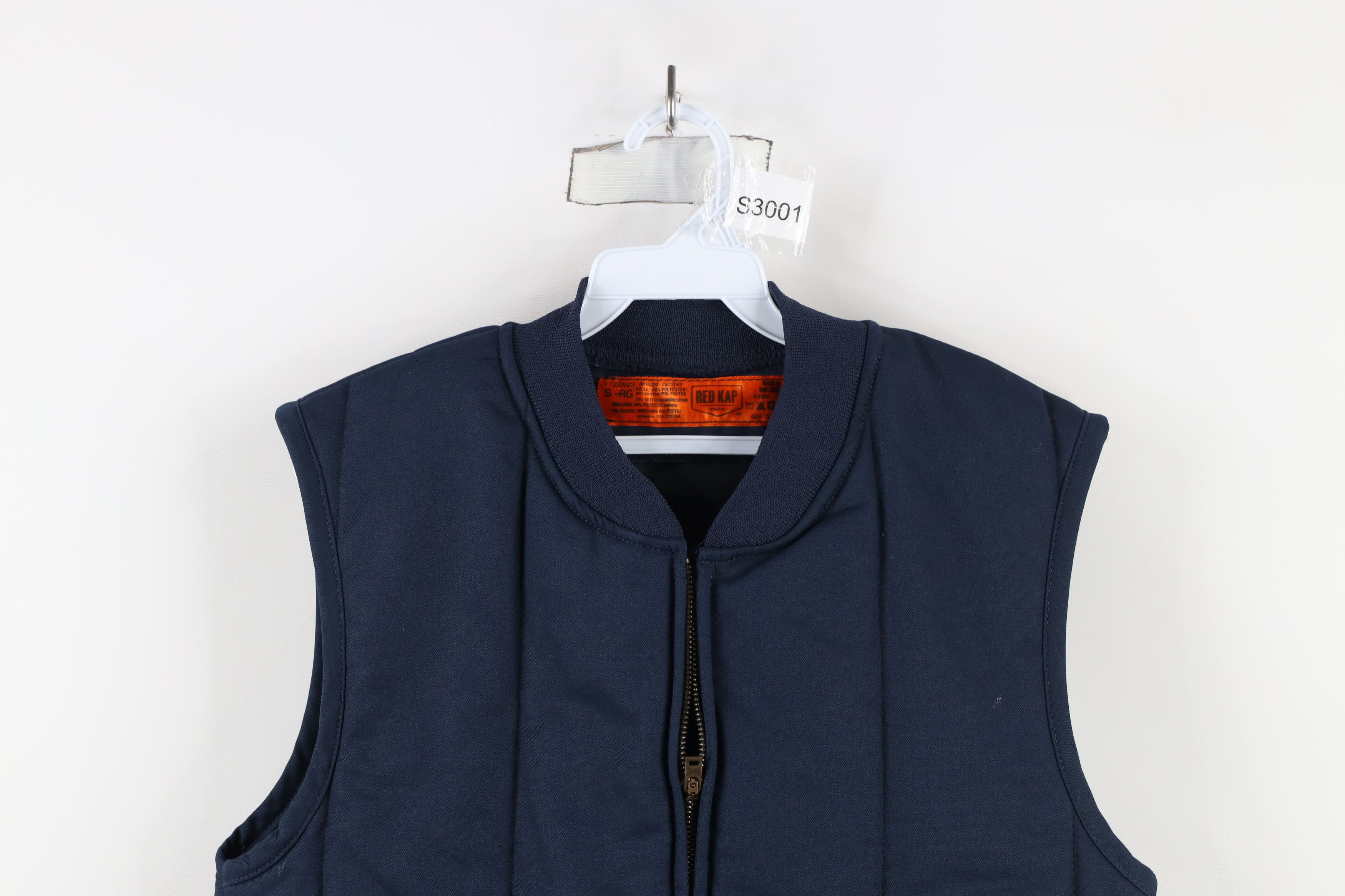 Vintage Vintage 90s Streetwear Workwear Puffer Vest Jacket Blue Size US S / EU 44-46 / 1 - 2 Thumbnail