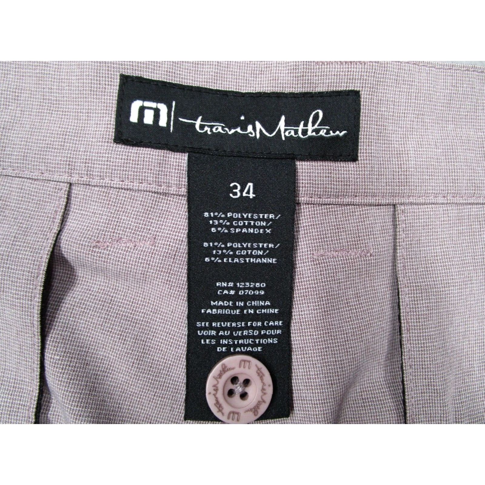 TravisMathew Travis Mathew Shorts 34 Red Flat Front 10" Walk Stretch Performance Golf Mens Size US 34 / EU 50 - 2 Thumbnail