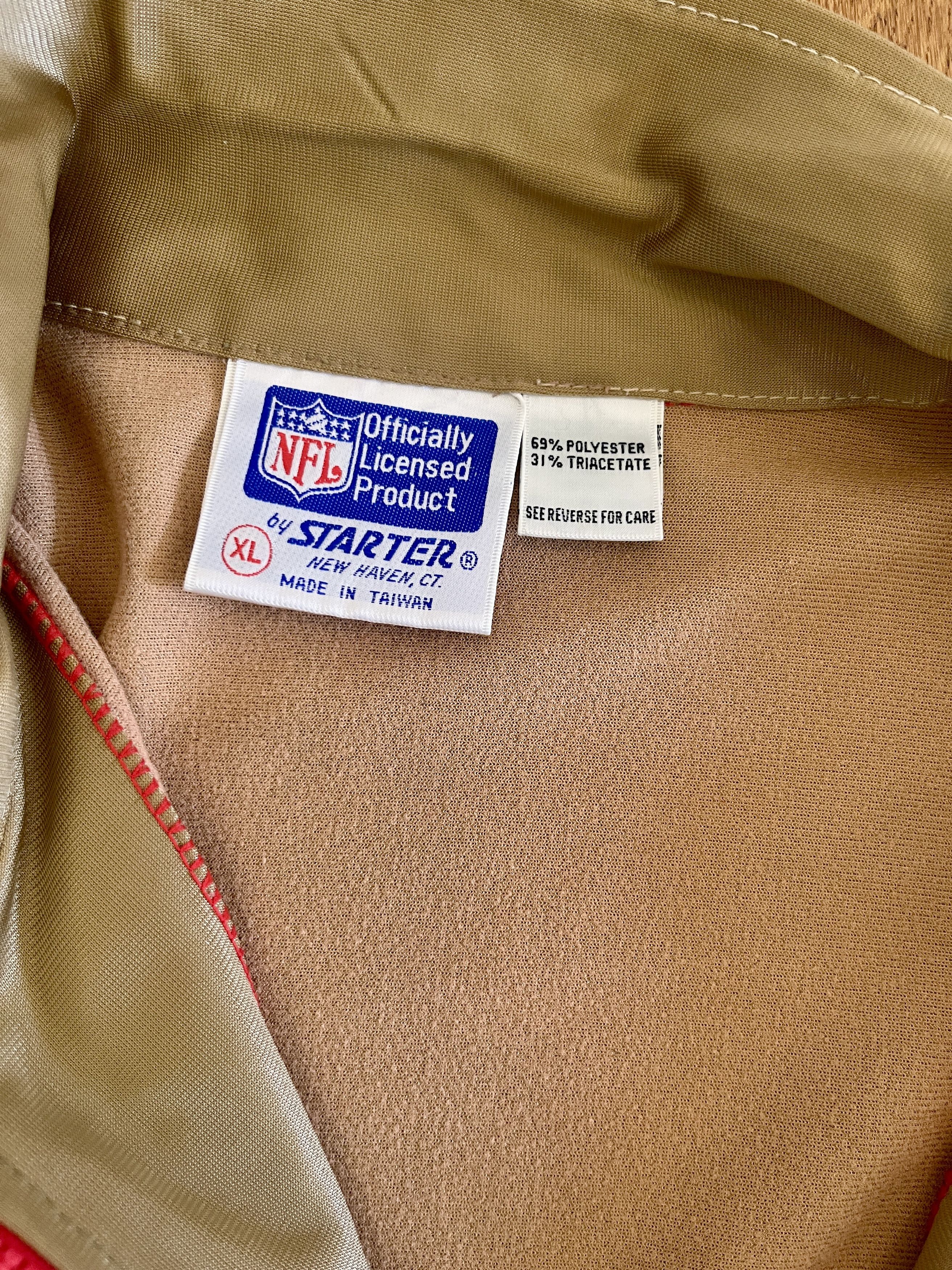 Vintage VTG 80's -90's SF 49ers Starter Tracksuit XL Satin NFL Size US XL / EU 56 / 4 - 8 Thumbnail