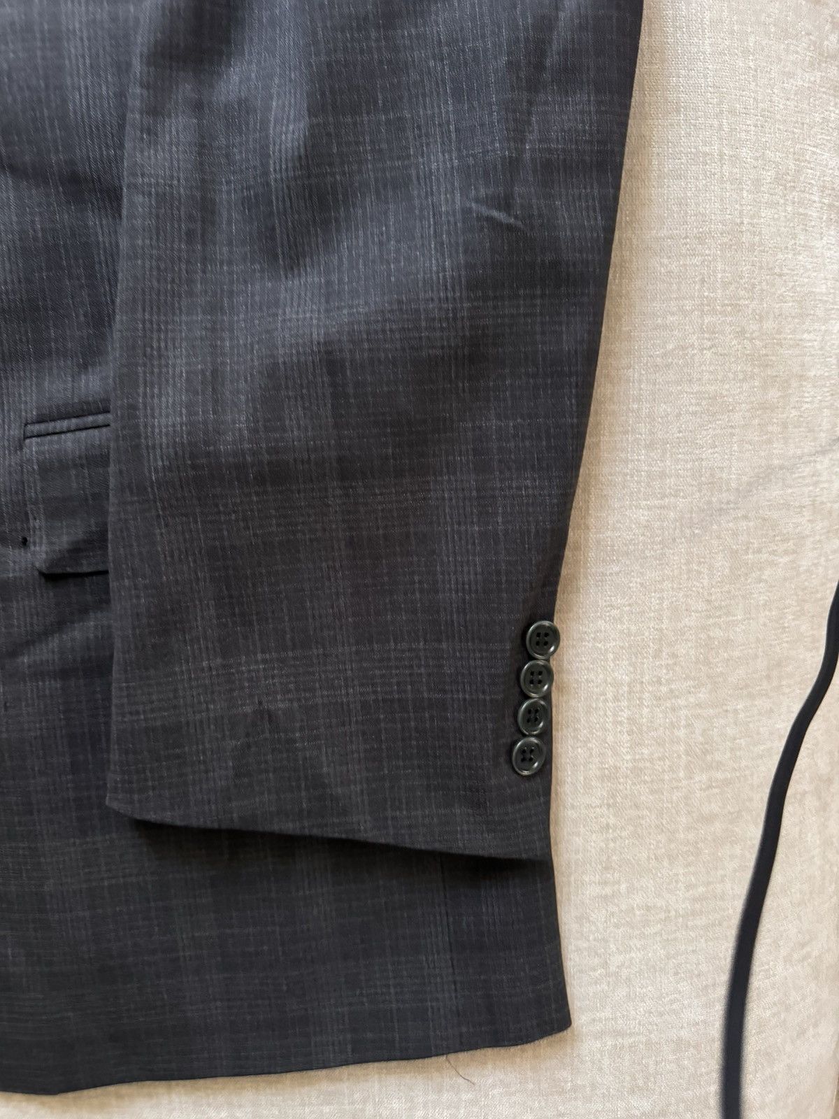 Canali Canali Made in Italy Subtle Prince of Wales Wool Suit $1995 Size 48R - 3 Thumbnail