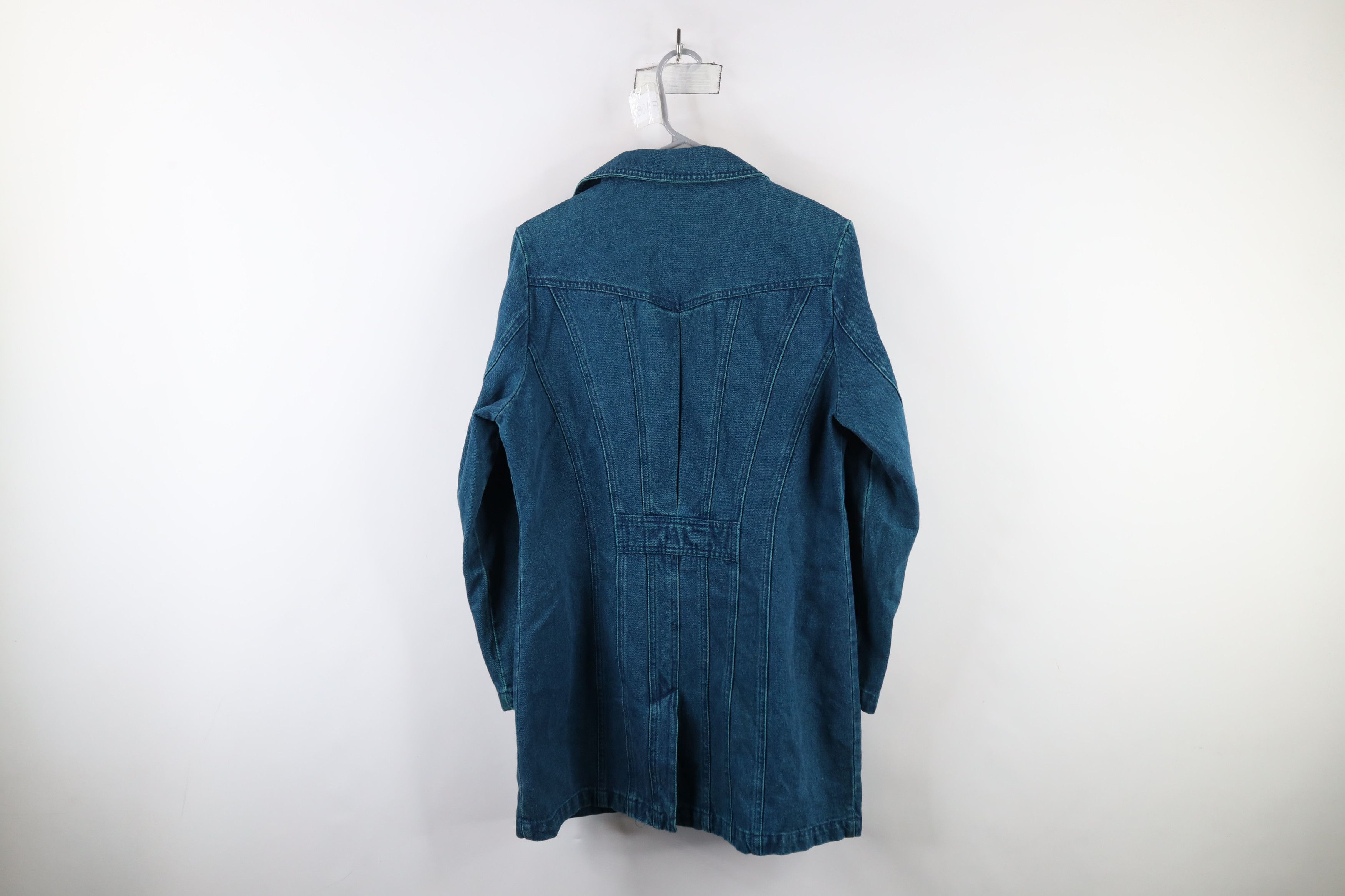 Vintage Vintage 90s Streetwear Stonewash Denim Jean Blazer Jacket Size M / US 6-8 / IT 42-44 - 13 Thumbnail