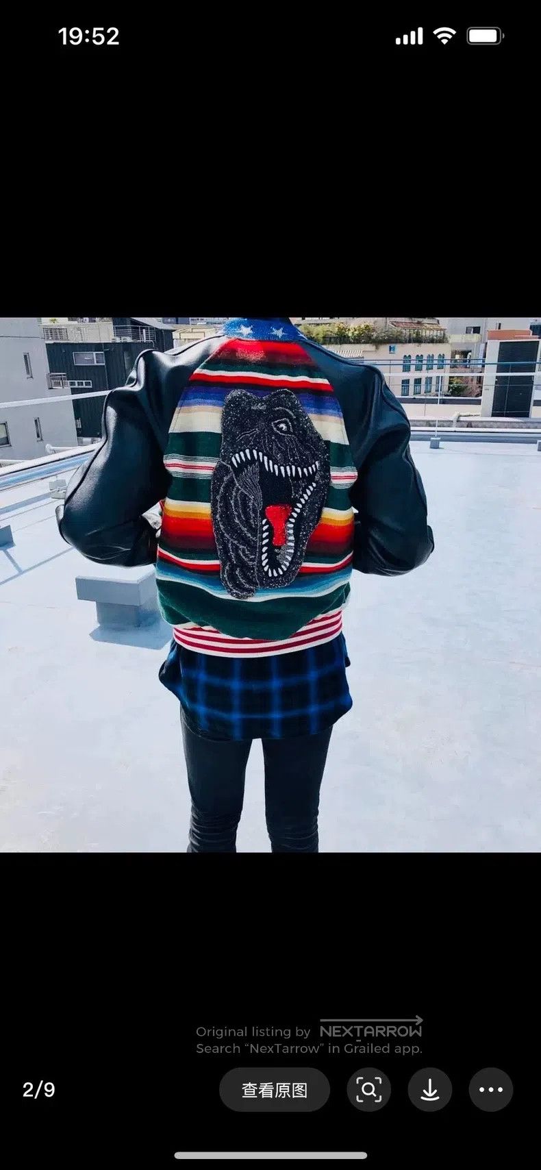 Saint Laurent Paris Saint Laurent Paris T-Rex Baseball Jacket Size US M / EU 48-50 / 2 - 6 Thumbnail