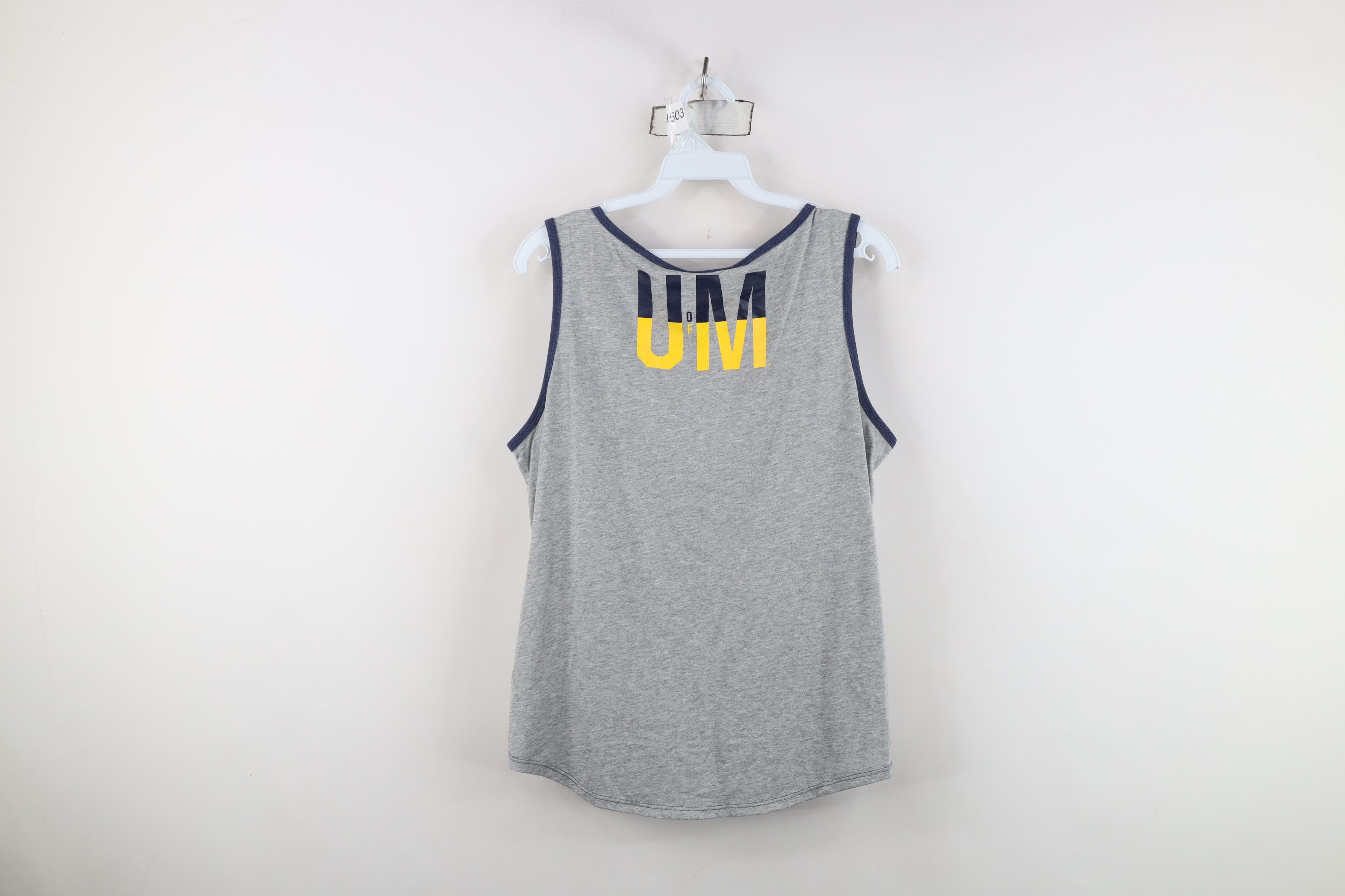 Nike Nike Block M University of Michigan Tank Top T-Shirt Size L / US 10 / IT 46 - 10 Thumbnail