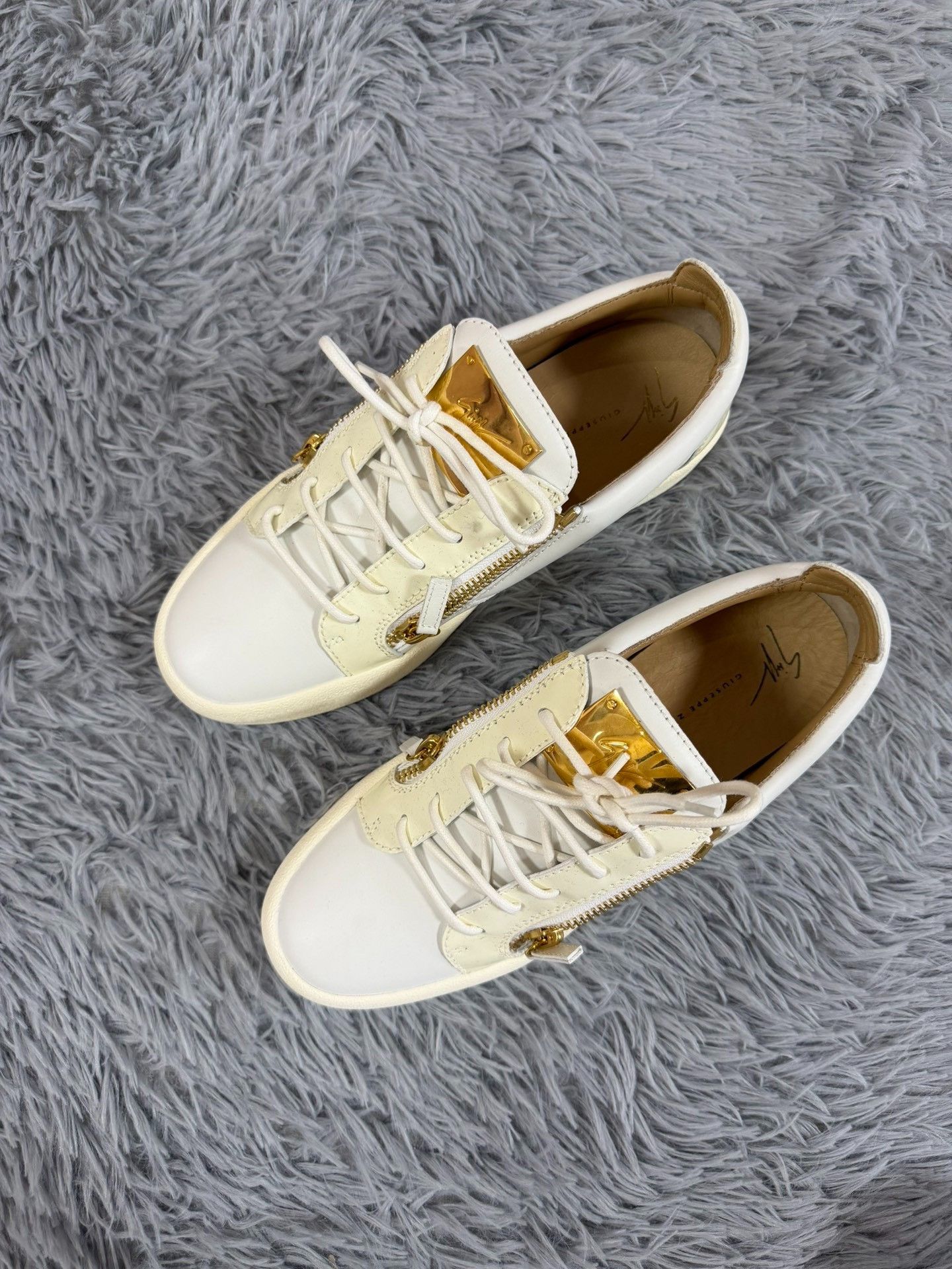 Giuseppe Zanotti Giuseppe Zanotti Casual White Lowtop Sneakers 7 Men Size US 7 / EU 40 - 1 Thumbnail