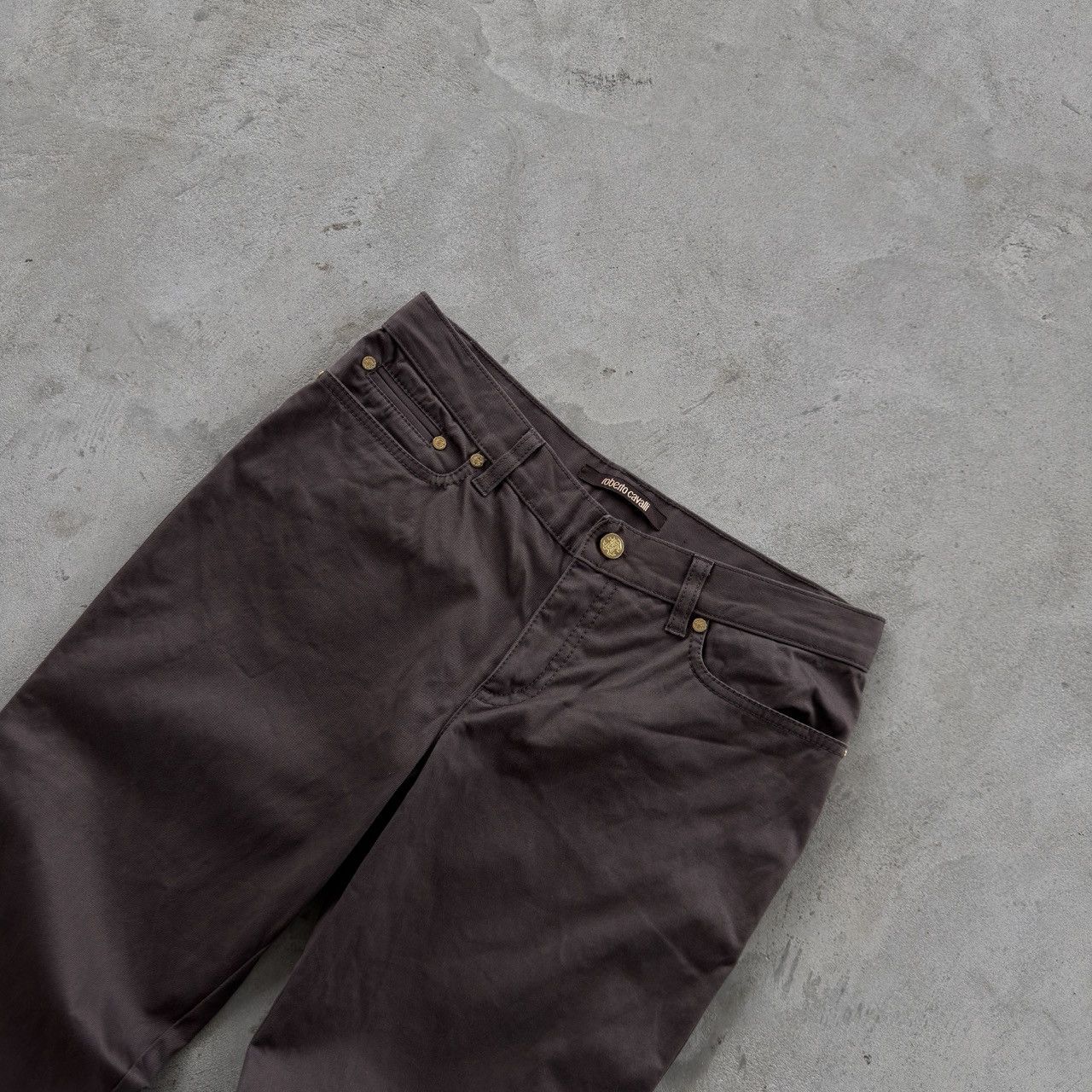 Roberto Cavalli Roberto Cavalli Pants Trousers Made In Italy Gold Logo Size 42" / US 20 - 4 Thumbnail