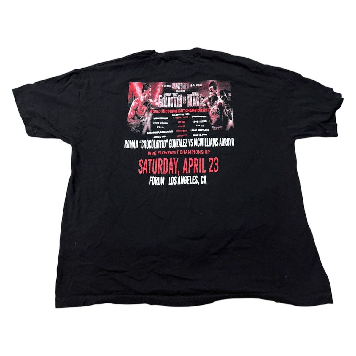 Triple G GGG Gennedy Golovkin vs Wade Boxing Bootleg T-Shirt