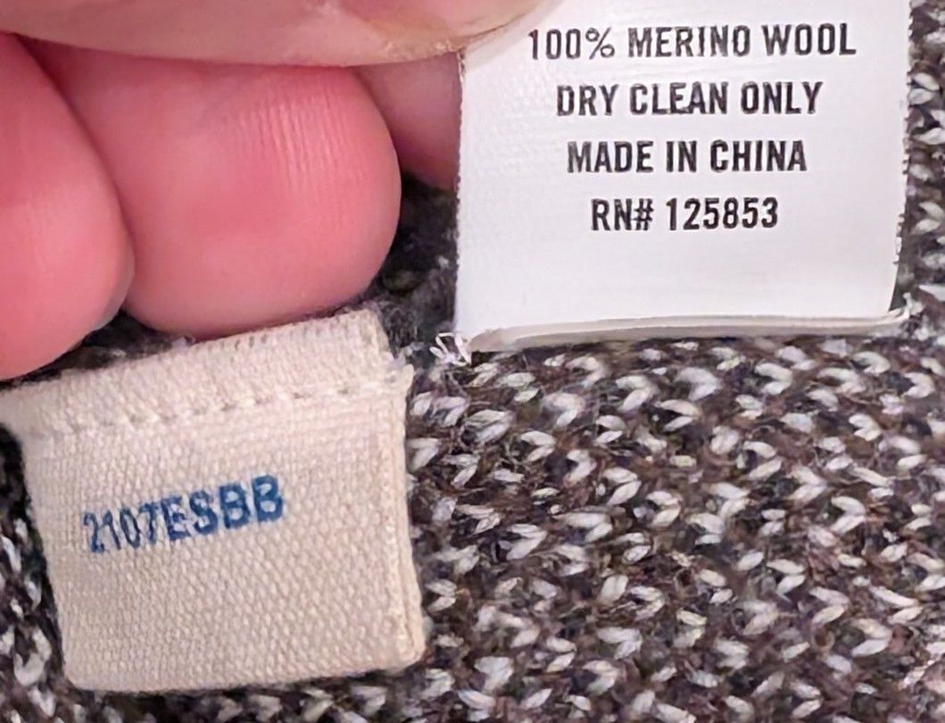 Taylor Stitch Taylor Stitch Everett Sweater 100% Merino Wool Birdseye Size US S / EU 44-46 / 1 - 5 Thumbnail