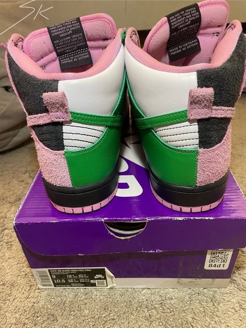 Nike Nike SB Dunk High Invert Celtics Size US 9 / EU 42 - 4 Thumbnail