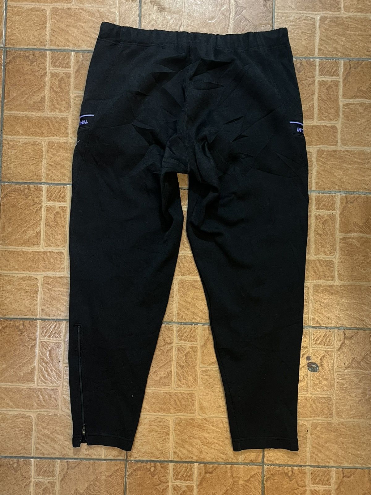 Nike Nike 80-90s japan vintage retro slim track pant purple logo Size US 32 / EU 48 - 4 Thumbnail