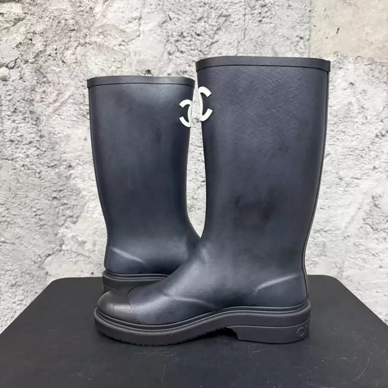 Chanel Chanel Rain Boots with Protective Coating-yf Size US 7.5 / EU 40-41 - 6 Thumbnail
