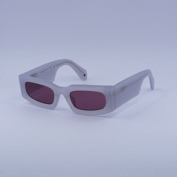 Off-White Off-White OERI141 CARY 0928 Sunglasses Grey Rectangle Frame Size ONE SIZE - 1 Thumbnail