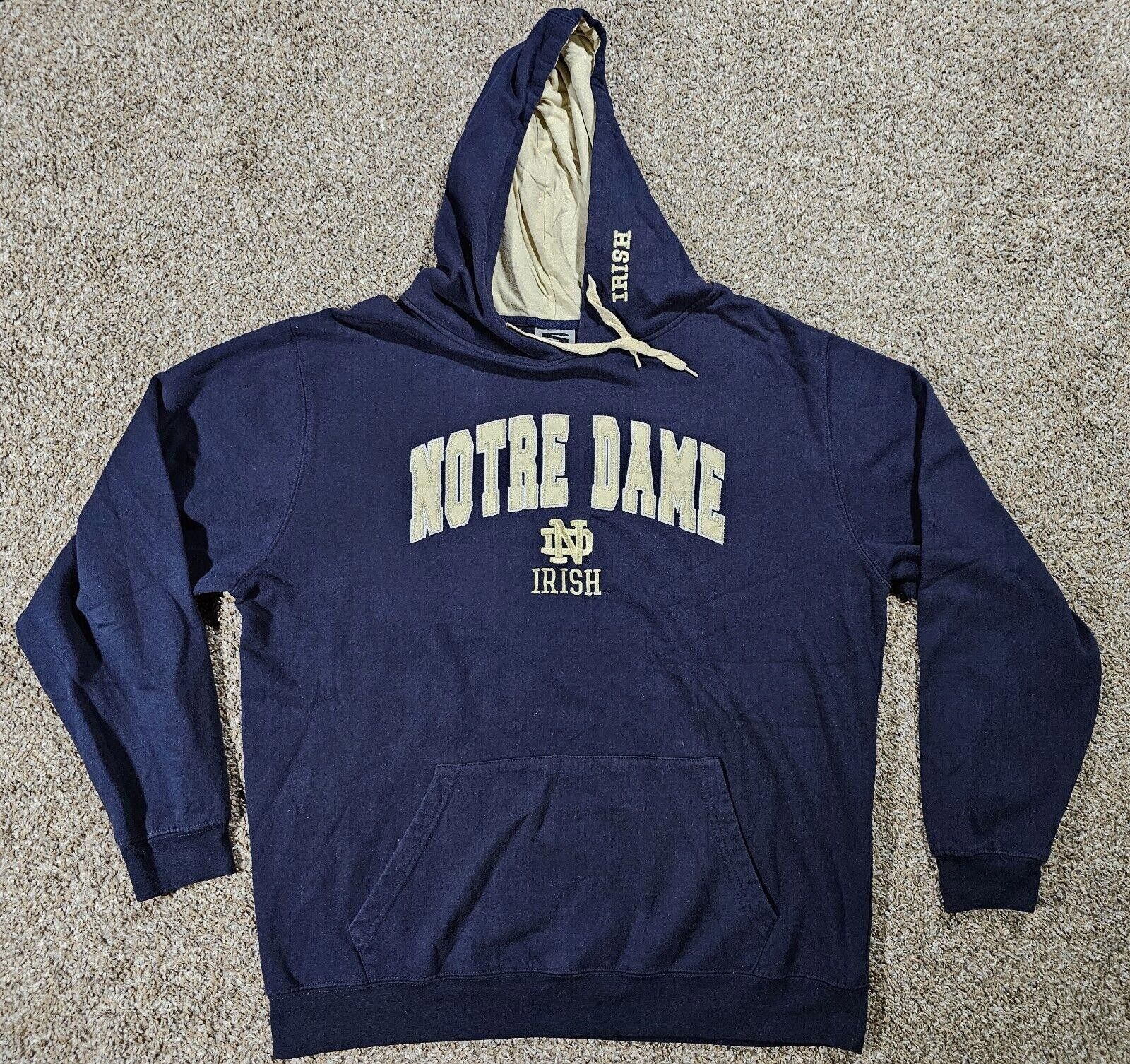 Designer Stadium Athletics Notre Dame Hoodie Irish Sweatshirt Mens XL Size US 36 / EU 52 - 1 Thumbnail