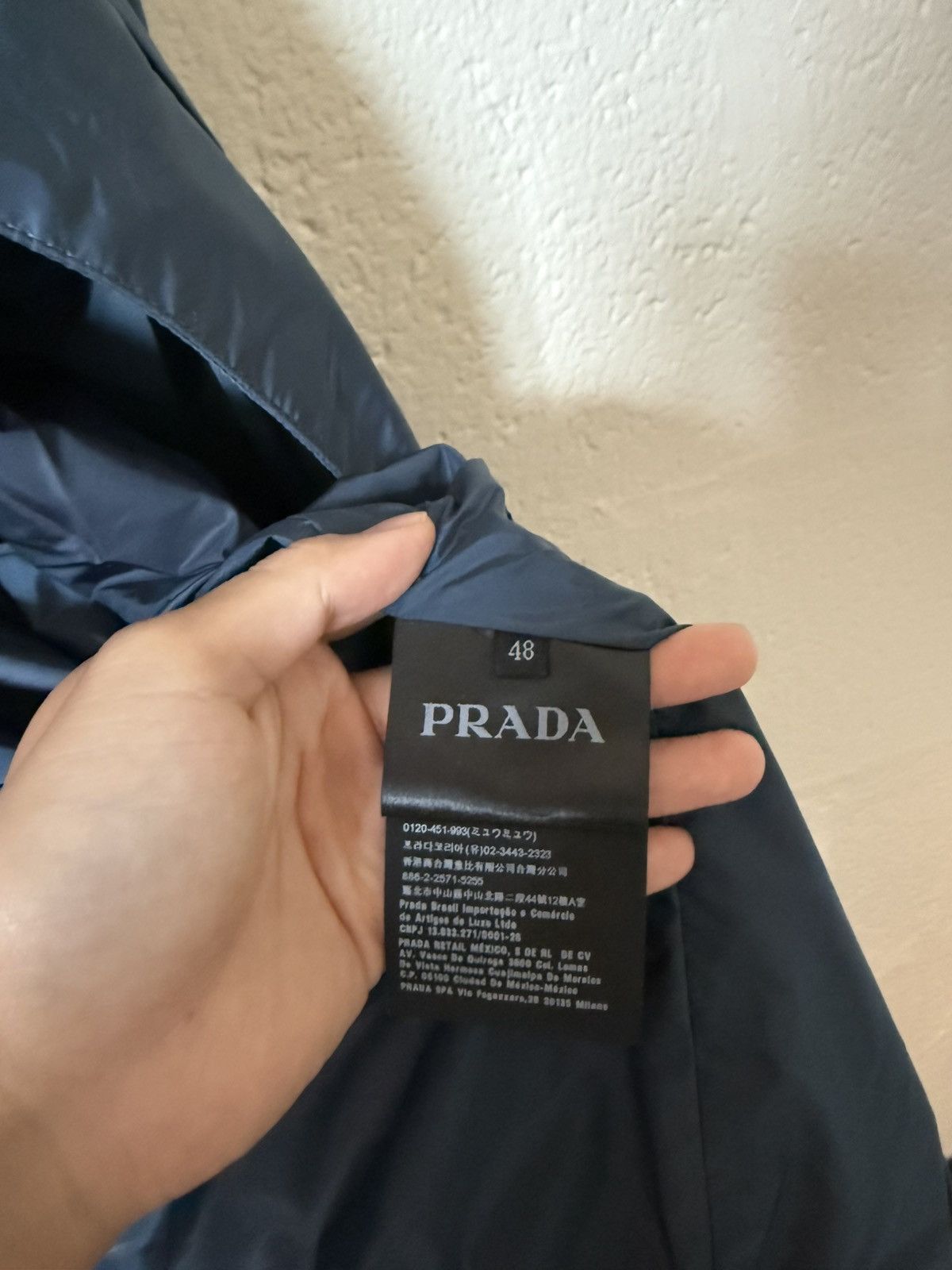Prada Prada Nylon Hooded Windbreaker blue Size US M / EU 48-50 / 2 - 4 Thumbnail
