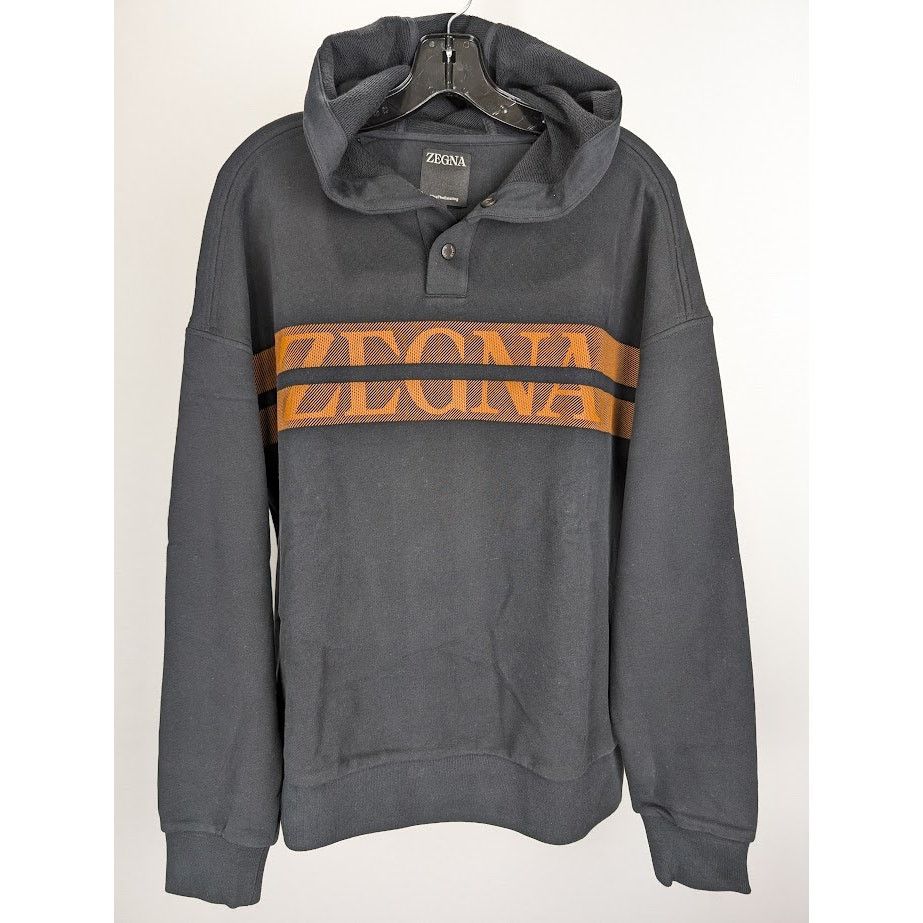 Z Zegna o1rshd1 Hoodie in Black Size US M / EU 48-50 / 2 - 2 Thumbnail