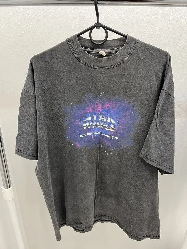 Star Wars Vintage Star Wars May The Force Be With You 1995 Tee T-shirt Size US XL / EU 56 / 4 - 1 Thumbnail
