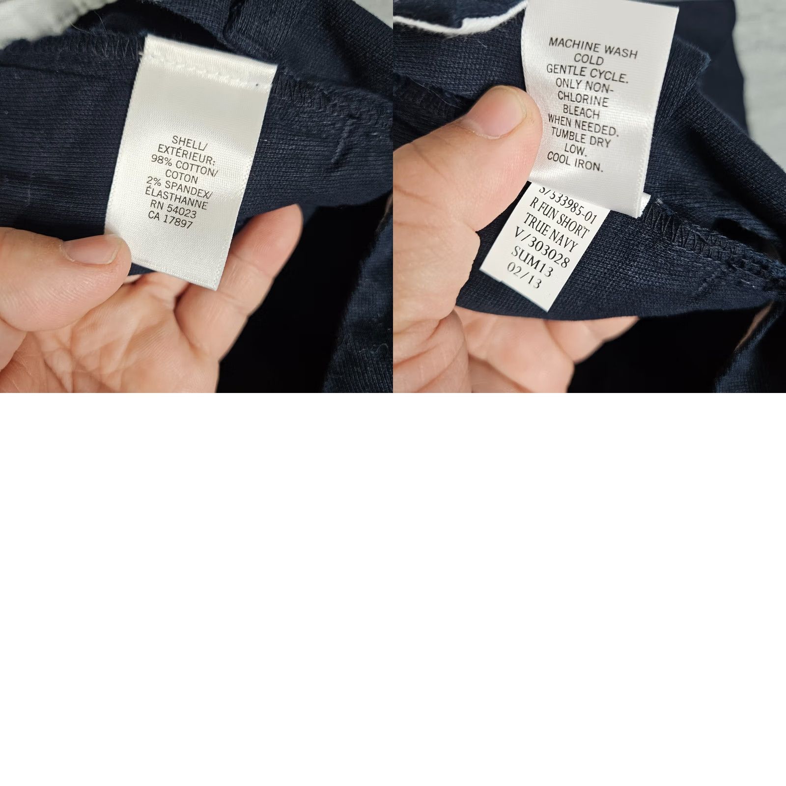 Banana Republic Banana Republic Shorts Women's Size 4 Navy blue Ryan Fit Straight NEW Size 27" / US 4 / IT 40 - 8 Thumbnail