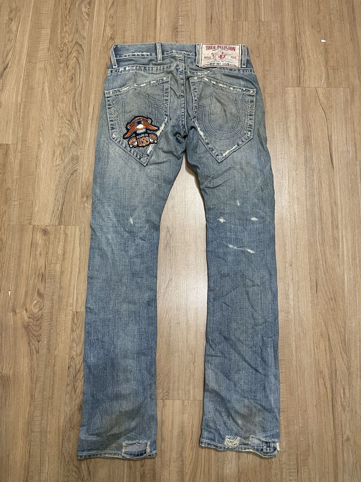 True Religion Vintage True Religion Custom distress jeans Size US 32 / EU 48 - 5 Thumbnail