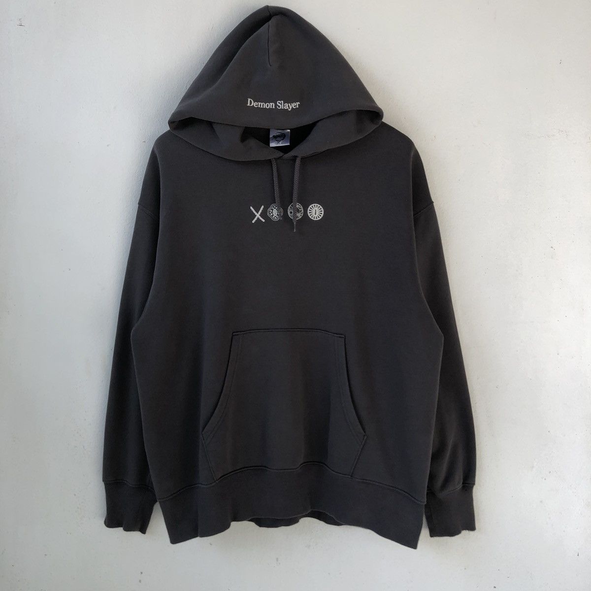 Anime × GU GU X Demon Slayer Embroidered Hoddie - Tanjiro Collab Size US XL / EU 56 / 4 - 1 Thumbnail