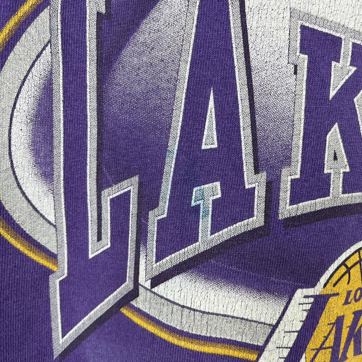 NBA Vintage Los Angeles Lakers single stitch NBA T Shirt 90’s Size US M / EU 48-50 / 2 - 5 Thumbnail