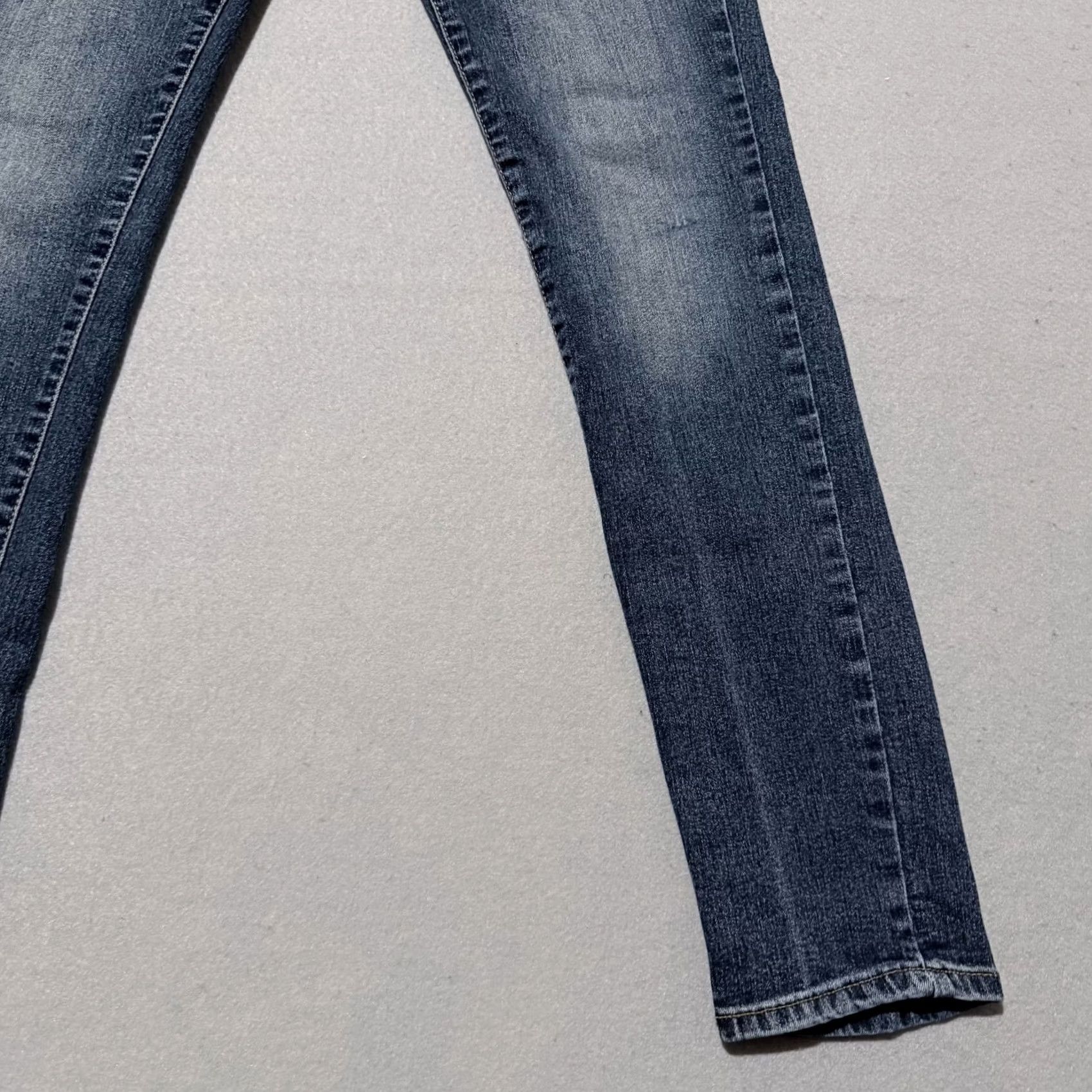 Gap Gap Jeans Women's Blue Denim Stretch Low Rise Slim Fit - 14 Size 36" / US 14 / IT 50 - 6 Thumbnail