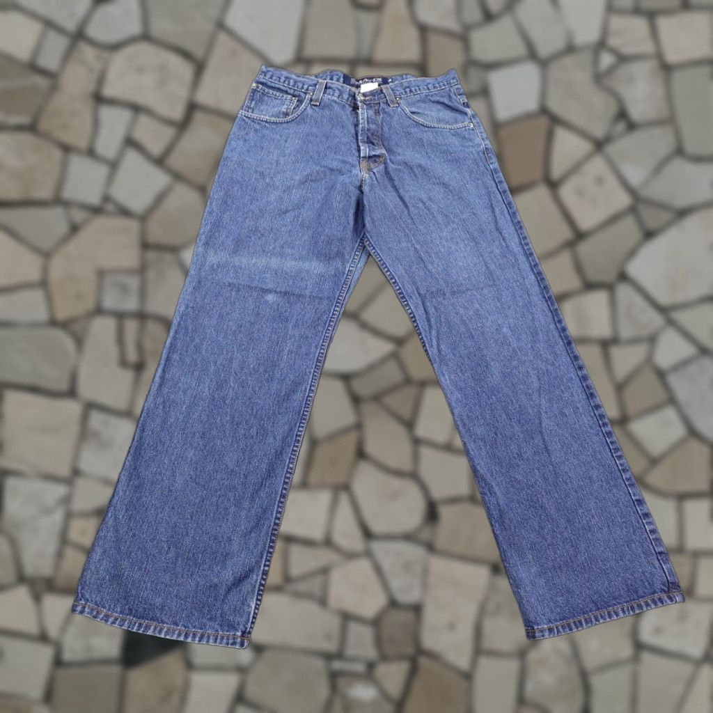 Denime VINTAGE Matix Jeans Mens 34x29 Blue Denim Button Fly Baggy Loose 90s USA Shirt? Size US 34 / EU 50 - 1 Thumbnail