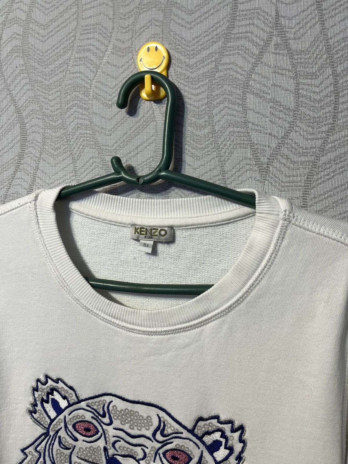 Kenzo Kenzo Paris Crewneck Womens Sweatshirt Big Embroidered Logo Size S / US 4 / IT 40 - 3 Thumbnail