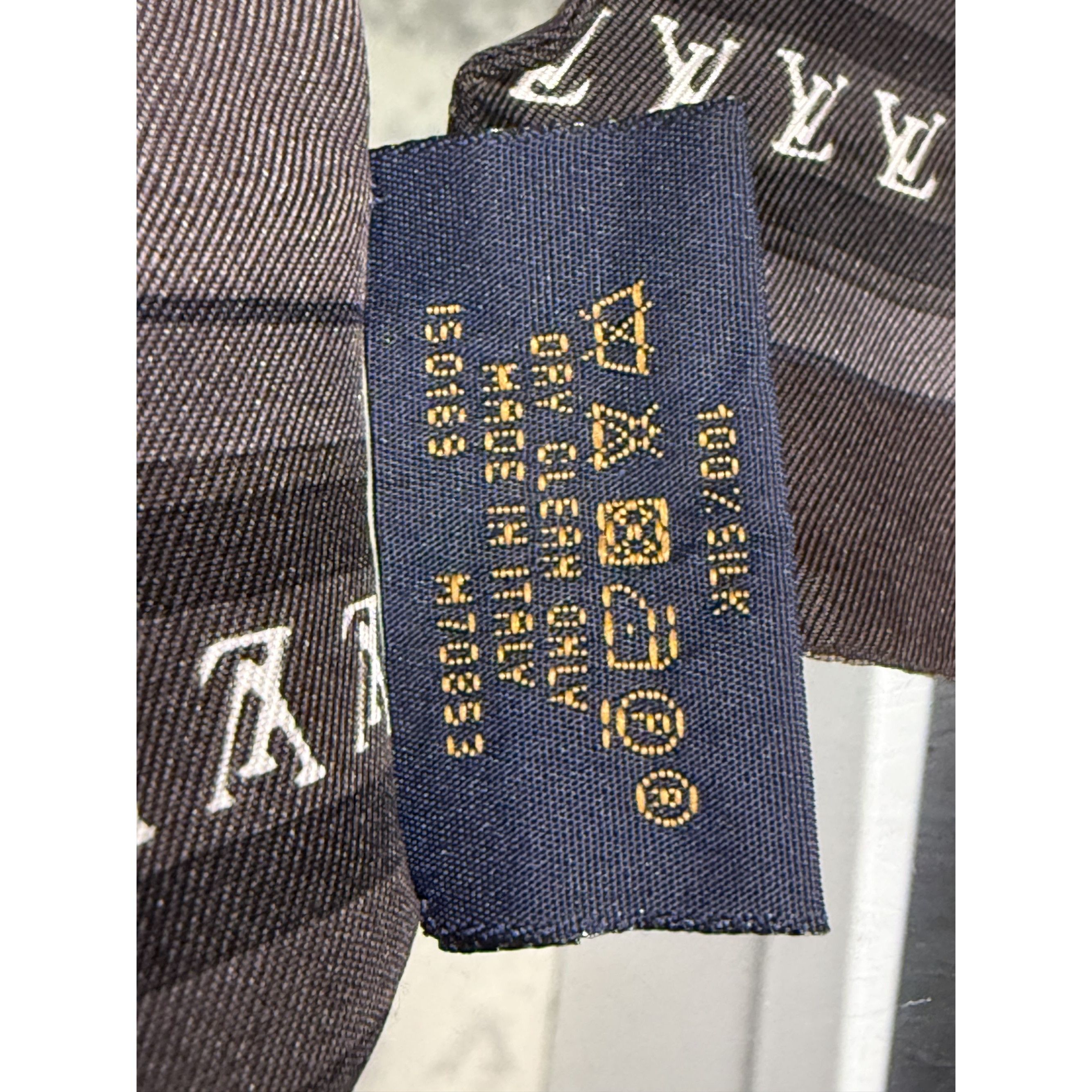 Louis Vuitton Louis Vuitton Monogram Jungle Bandeau Scarf 100% Silk Brown/ Size ONE SIZE - 6 Thumbnail