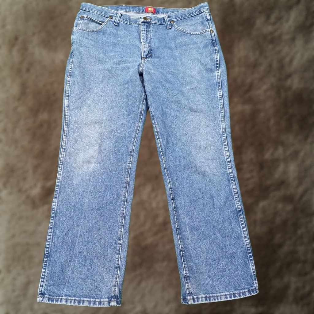 Wrangler VINTAGE Wrangler Jeans Mens 38x30 Blue Slim Straight Denim 36MWZDS Jeans Mens 38x30 Blue Slim Straight Denim Wrangler 36MWZDS Size US 38 / EU 54 - 1 Thumbnail