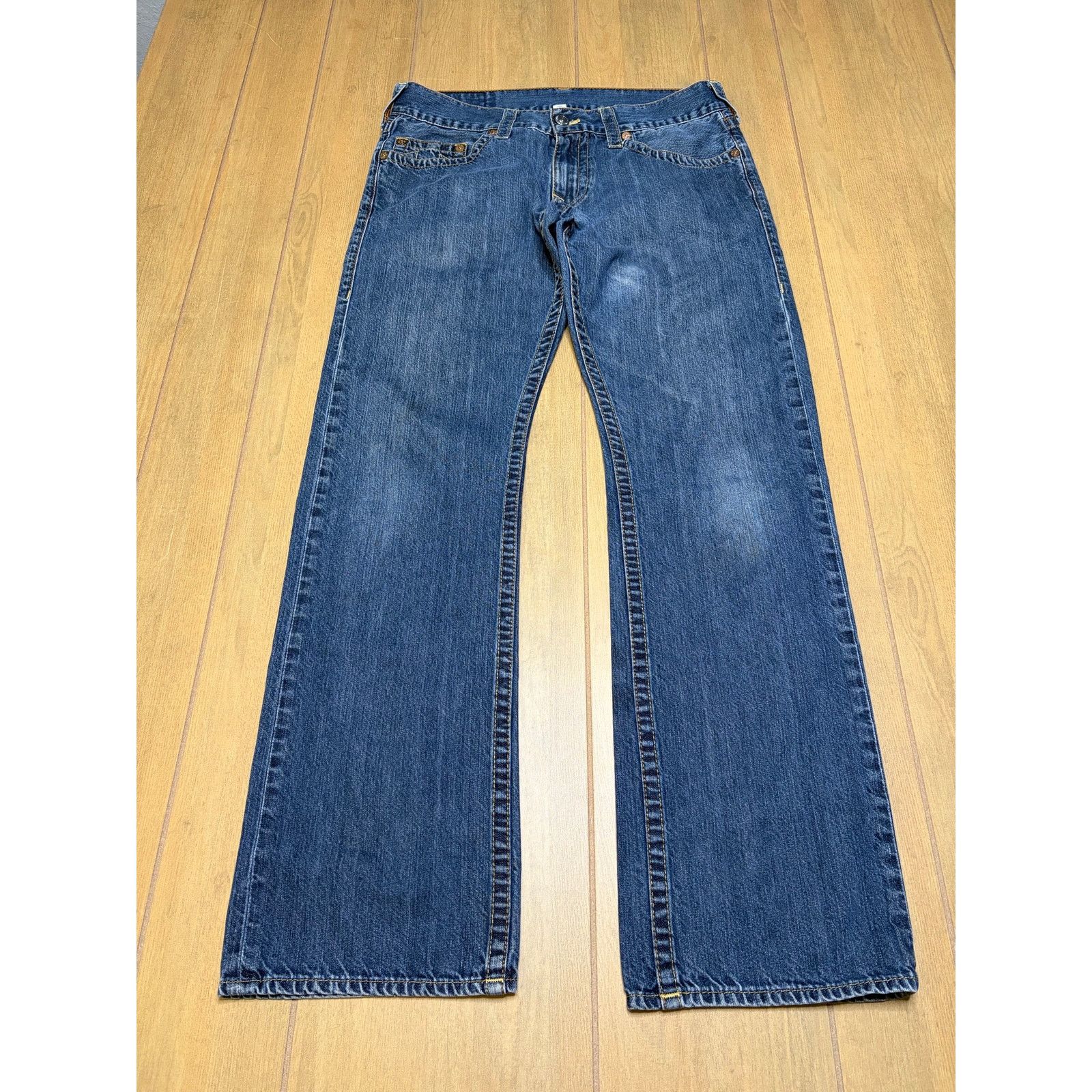 True Religion True Religion Men’s Jeans Size 34 Straight Basic Old Y2K Size US 34 / EU 50 - 2 Thumbnail