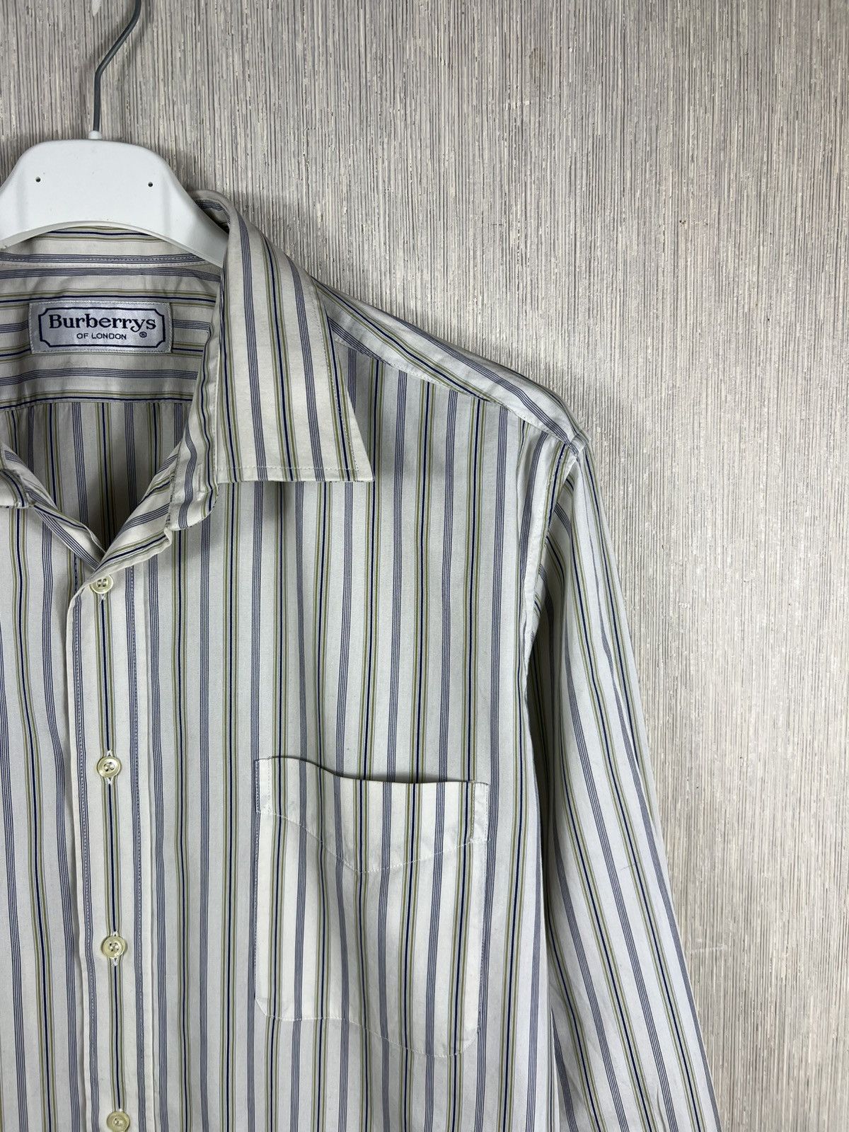 Burberry Vintage Burberrys of London archival striped button up shirt Size US L / EU 52-54 / 3 - 3 Thumbnail