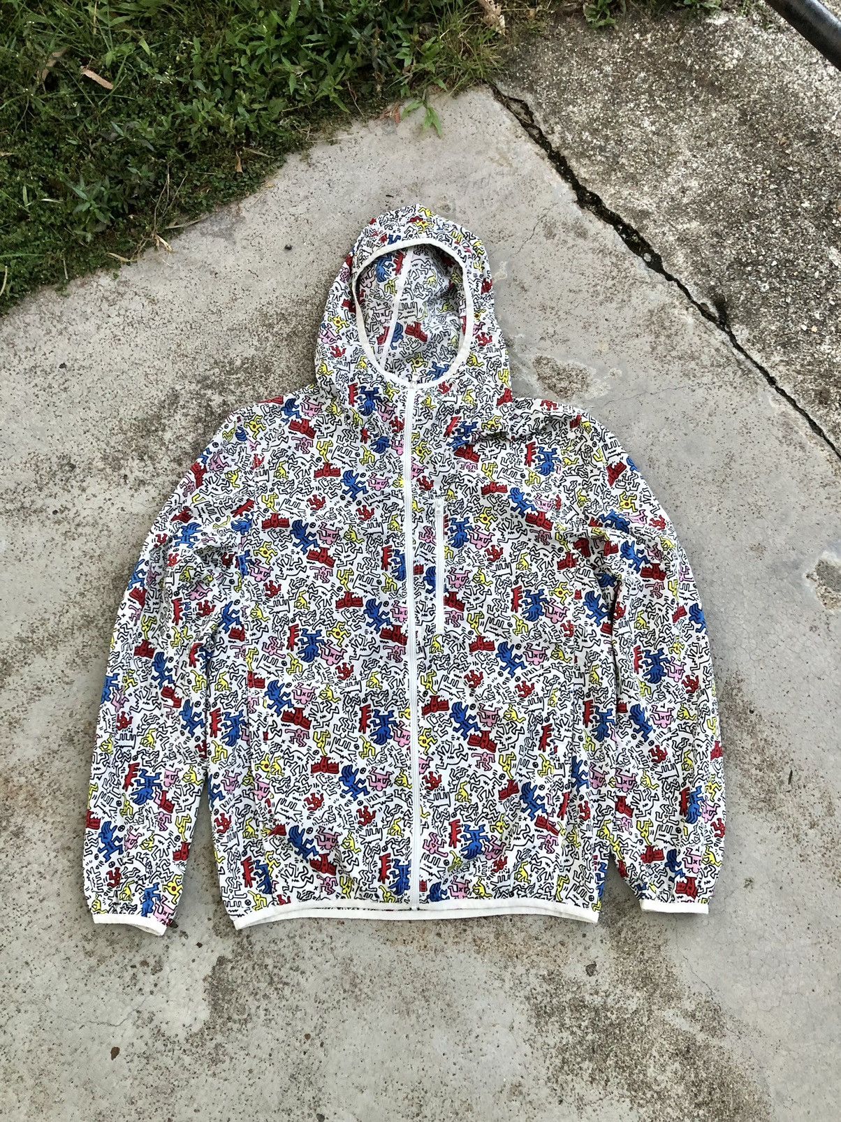 Keith Haring FULL PRINT KEITH HARING HOODIE WINDBREAKER Size US M / EU 48-50 / 2 - 1 Thumbnail
