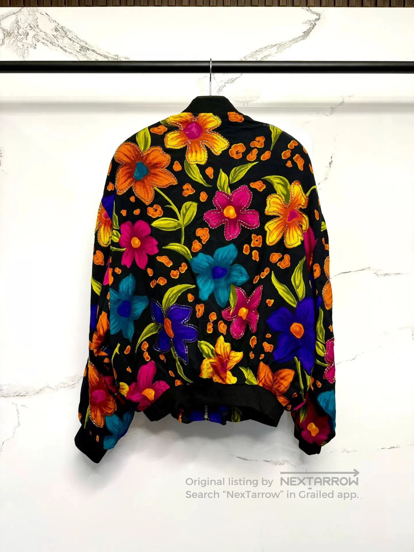 Saint Laurent Paris saint laurent floral silk bomber jacket. Size M / US 6-8 / IT 42-44 - 3 Thumbnail