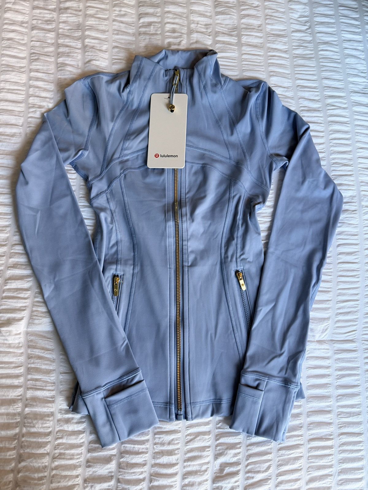 Lululemon Cropped Blue Lululemon Set Size:2 Size XS / US 0-2 / IT 36-38 - 3 Thumbnail